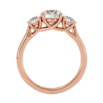2 ctw Round Three Stone Lab Grown Diamond Ring