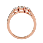 1 1/4 ctw Round Three Stone Lab Grown Diamond Ring