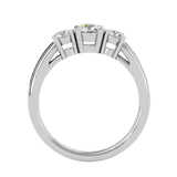 1 1/4 ctw Round Three Stone Lab Grown Diamond Ring