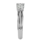 1 1/2 ctw Round Three Stone Lab Grown Diamond Ring
