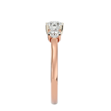 1 ctw Round Three Stone Lab Grown Diamond Ring