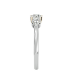 1 ctw Round Three Stone Lab Grown Diamond Ring