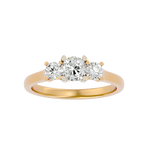 1 ctw Round Three Stone Lab Grown Diamond Ring