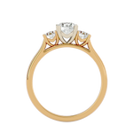 1 ctw Round Three Stone Lab Grown Diamond Ring
