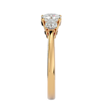 1 3/4 ctw Round Three Stone Lab Grown Diamond Ring