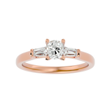 1 ctw Round Three Stone Lab Grown Diamond Ring