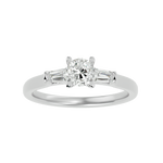 1 ctw Round Three Stone Lab Grown Diamond Ring