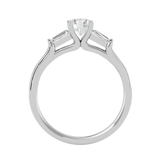 1 ctw Round Three Stone Lab Grown Diamond Ring