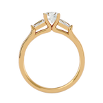 1 ctw Round Three Stone Lab Grown Diamond Ring
