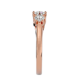 1 ctw Round Three Stone Lab Grown Diamond Ring