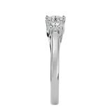 1 ctw Round Three Stone Lab Grown Diamond Ring