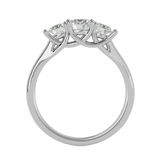 1 ctw Round Three Stone Lab Grown Diamond Ring