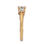 1 ctw Round Three Stone Lab Grown Diamond Ring