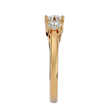 1 ctw Round Three Stone Lab Grown Diamond Ring