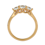 1 ctw Round Three Stone Lab Grown Diamond Ring