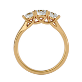 1 ctw Round Three Stone Lab Grown Diamond Ring