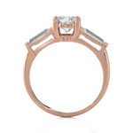 1 3/4 ctw Round 3 Stone Lab Grown Diamond Ring