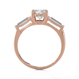 1 3/4 ctw Round 3 Stone Lab Grown Diamond Ring