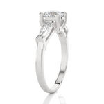 1 3/4 ctw Round 3 Stone Lab Grown Diamond Ring