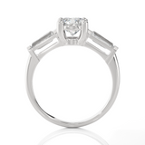 1 3/4 ctw Round 3 Stone Lab Grown Diamond Ring