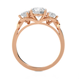 1 1/2 ctw Round Three Stone Lab Grown Diamond Ring
