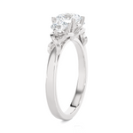 1 1/2 ctw Round Three Stone Lab Grown Diamond Ring
