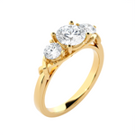 1 1/2 ctw Round Three Stone Lab Grown Diamond Ring