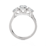 2 ctw Round Three Stone Lab Grown Diamond Ring