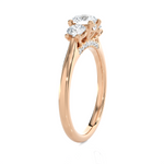 1 ctw Round Three Stone Lab Grown Diamond Ring