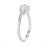 1 ctw Round Three Stone Lab Grown Diamond Ring