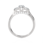 1 ctw Round Three Stone Lab Grown Diamond Ring