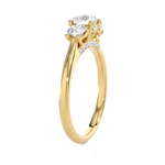 1 ctw Round Three Stone Lab Grown Diamond Ring