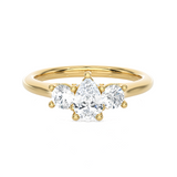 Round Three Stone Lab Grown Diamond Ring