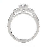 1 1/2 ctw Round Three Stone Lab Grown Diamond Ring