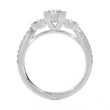 1 1/2 ctw Round Three Stone Lab Grown Diamond Ring