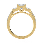 1 1/2 ctw Round Three Stone Lab Grown Diamond Ring