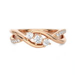 1/3 ctw Round Three Stone Lab Grown Diamond Ring