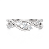 1/3 ctw Round Three Stone Lab Grown Diamond Ring