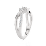 1/3 ctw Round Three Stone Lab Grown Diamond Ring