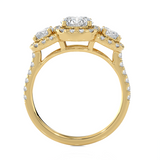 2 ctw Round Three Stone Lab Grown Diamond Ring