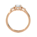 1 1/4 ctw Round Three Stone Lab Grown Diamond Ring