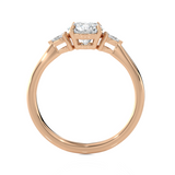 1 1/4 ctw Round Three Stone Lab Grown Diamond Ring