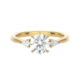 1 1/4 ctw Round Three Stone Lab Grown Diamond Ring
