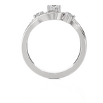 5/8 ctw Round Three Stone Lab Grown Diamond Ring