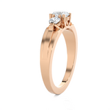 1 ctw Round Three Stone Lab Grown Diamond Ring