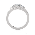 1 ctw Round Three Stone Lab Grown Diamond Ring