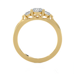 1 ctw Round Three Stone Lab Grown Diamond Ring