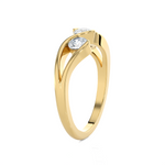 5/8 ctw Round Three Stone Lab Grown Diamond Ring