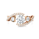 1 1/2 ctw Round Three Stone Lab Grown Diamond Ring