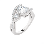 1 1/2 ctw Round Three Stone Lab Grown Diamond Ring